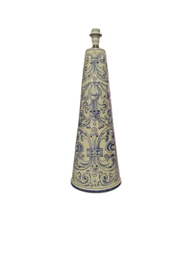 Lampara Cono Renacimiento Azul